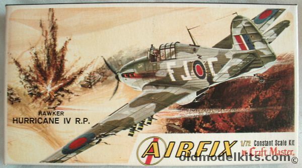 Airfix 1/72 Hawker Hurricane IV R.P. - Craftmaster Issue, 1224-50 plastic model kit